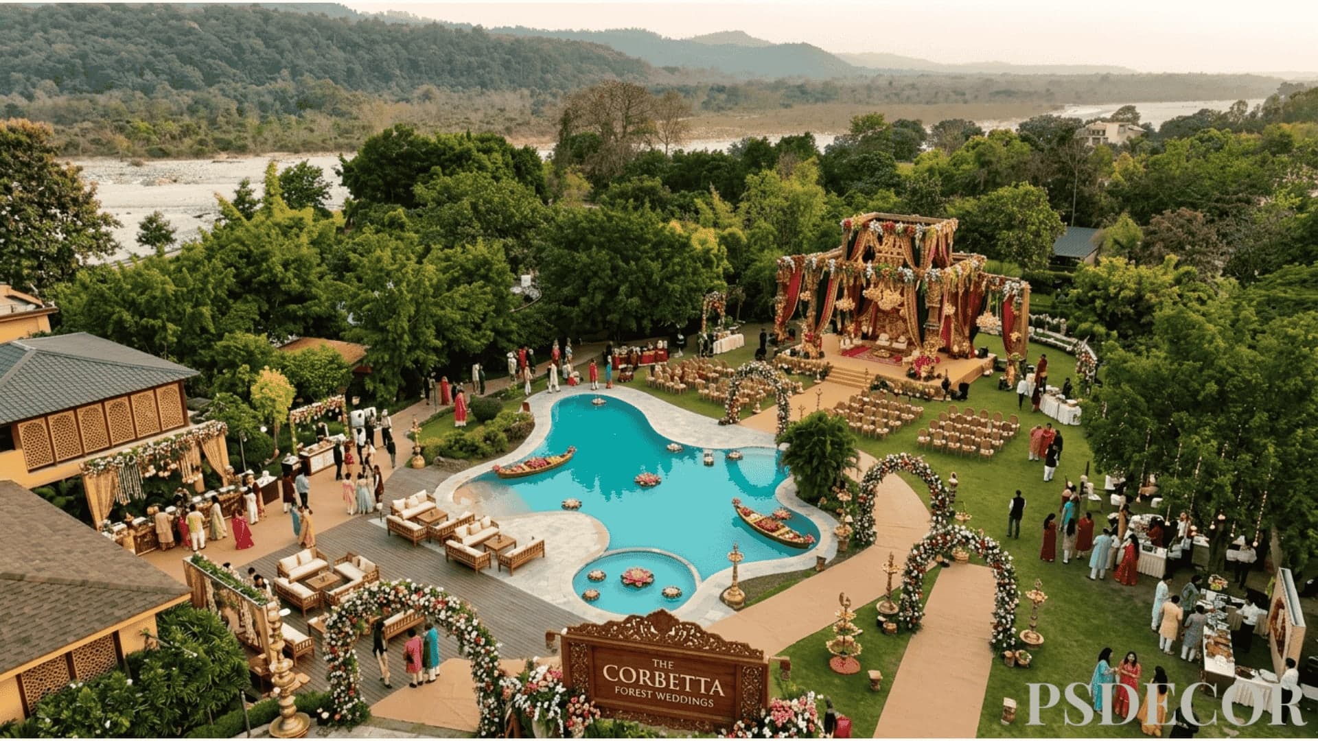 Why Hiring a Wedding Planner in Jim Corbett Ensures a Stress-Free Destination Wedding - Wedding decoration by PS Decor in Jim Corbett, India