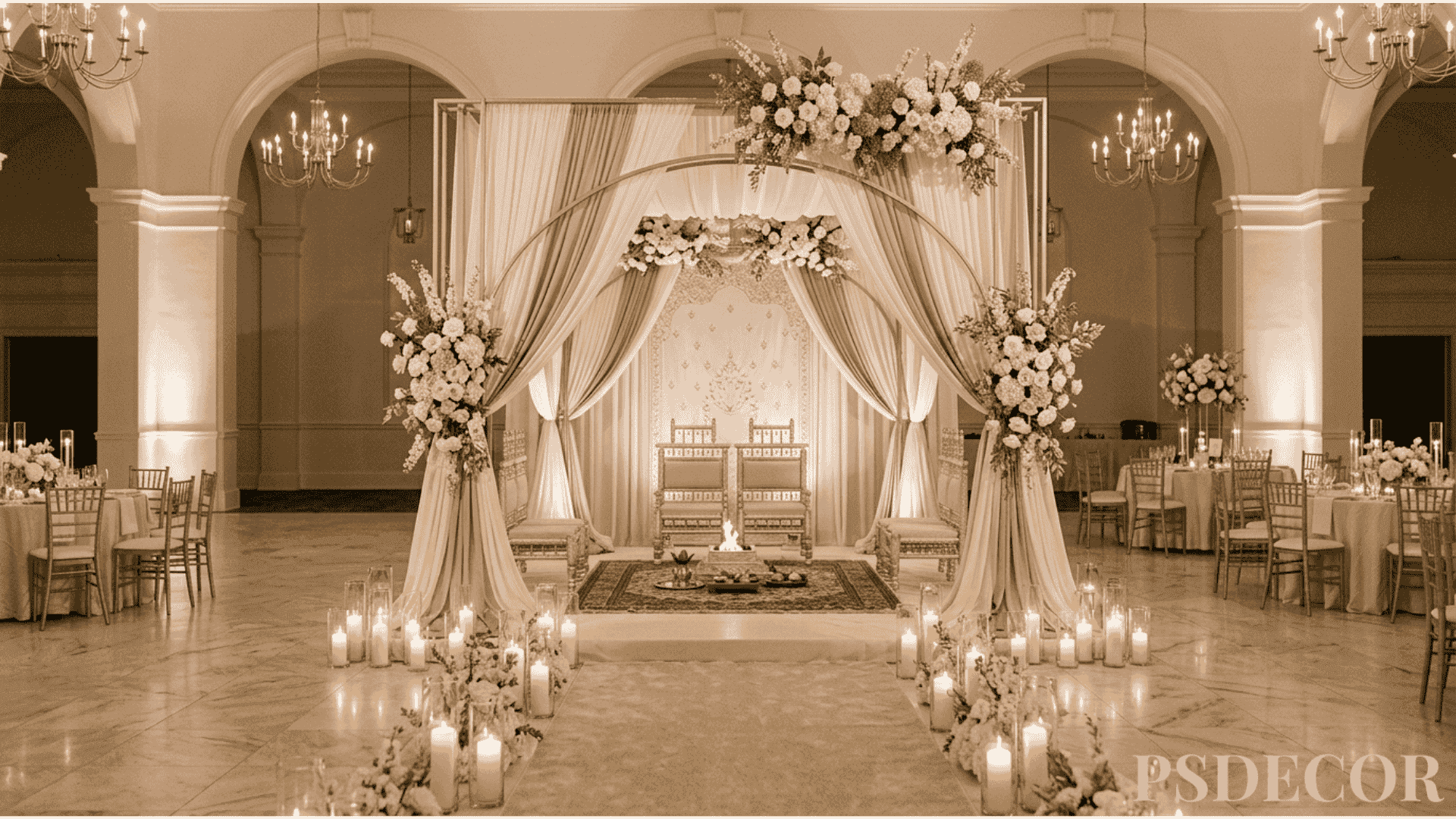 Minimalist Luxury Weddings: Why Rich People Are Doing Less (But Spending More) - Wedding decoration by PS Decor in India