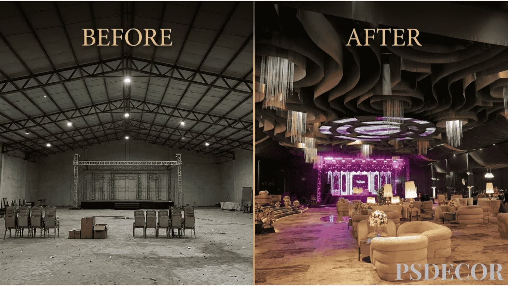 From Vision to Vows: How PS Decor Crafts Weddings That Feel Straight Out of a Dream - The Transformation: Venue to Visual Masterpiece