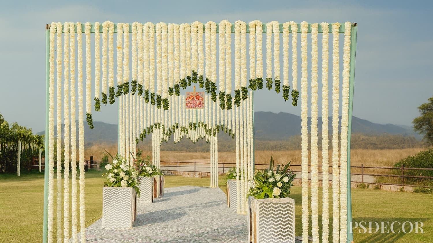 Real Wedding Photos from Jim Corbett Resorts – Budget, Décor & Inspiration Ideas - 5. The Aisle of Dreams