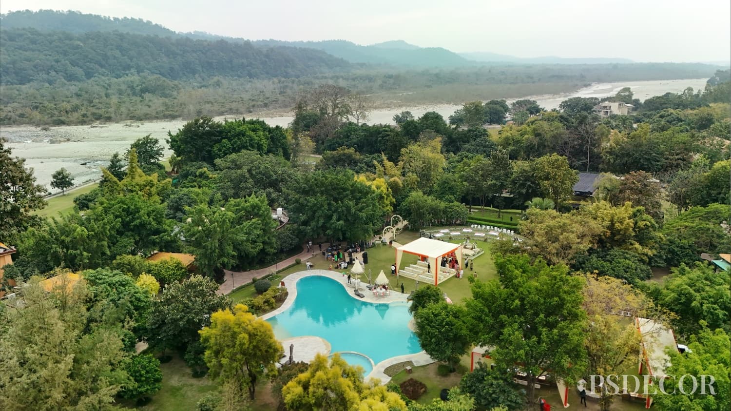 Real Wedding Photos from Jim Corbett Resorts – Budget, Décor & Inspiration Ideas - Wedding decoration by PS Decor in Jim Corbett, Uttarakhand