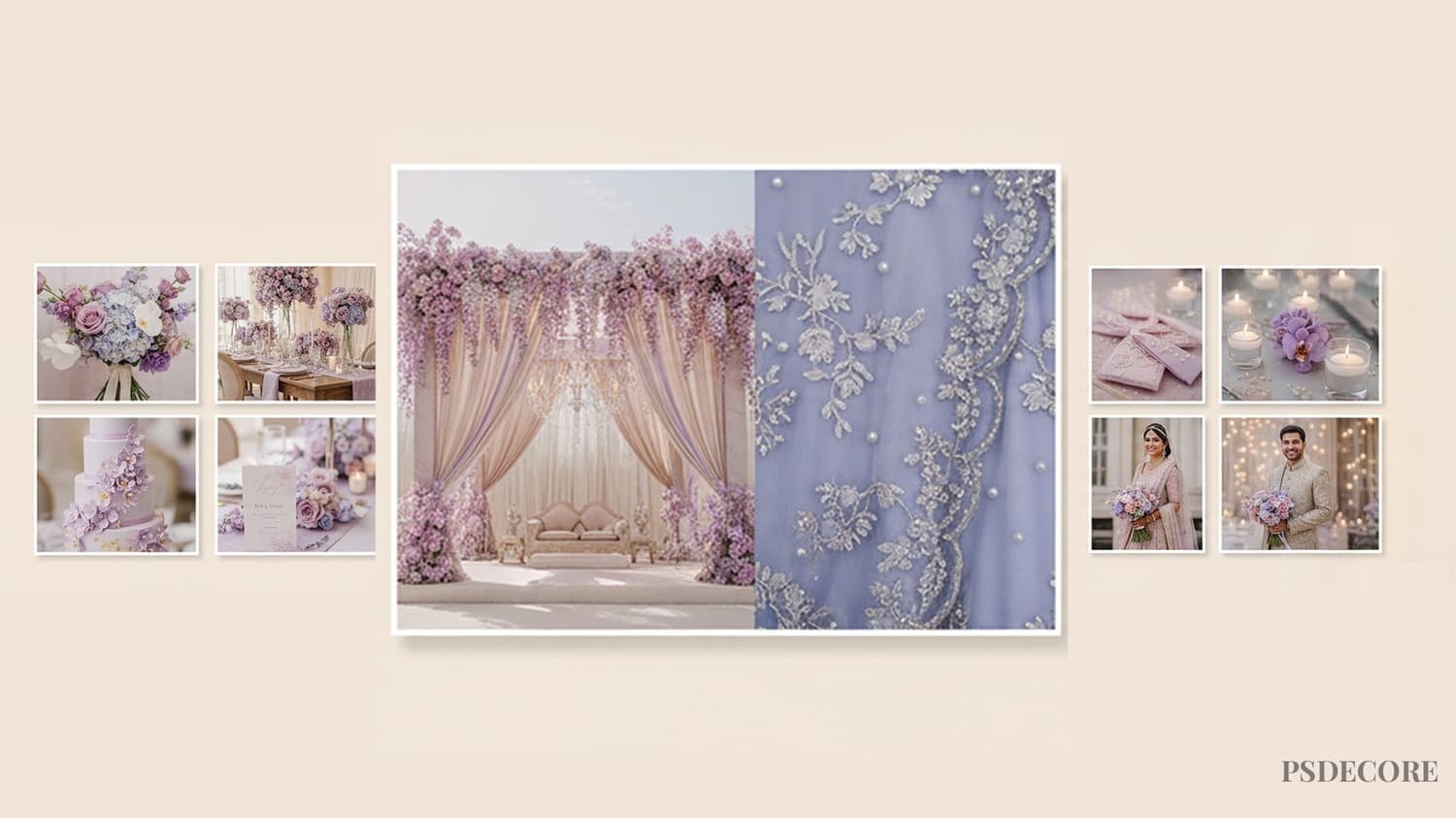 Lavender Is the New Pink: Trending Wedding Aesthetics for 2026 - Wedding decoration by PS Decor in India