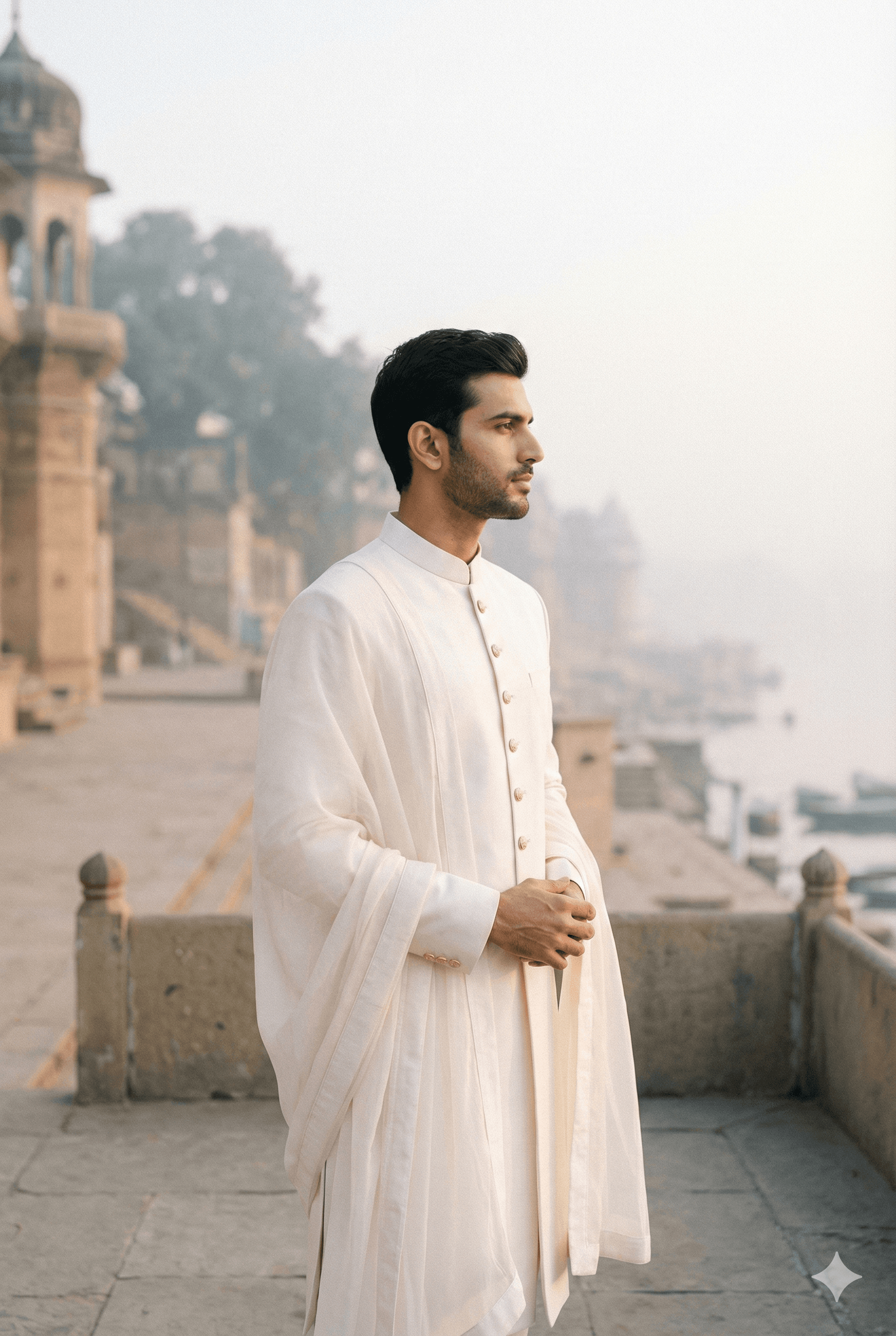 2026 Groomwear Trends You Will See Everywhere This Wedding Season - 6. The Return of Ivory: India's Most Photogenic Groom Colour