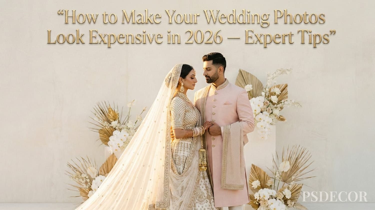 How to Make Your Wedding Photos Look Expensive in 2026 - Expert Tips - Wedding decoration by PS Decor in India