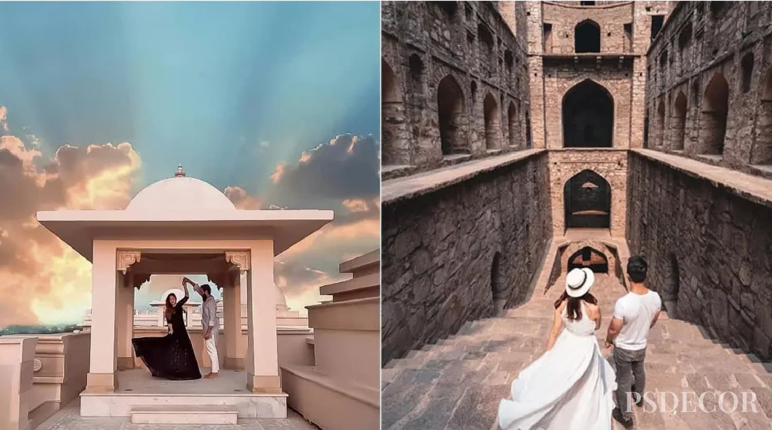 Top Pre-Wedding Shoot Locations in India (2026 Guide) — Effortless & Luxurious - 9. Delhi NCR Luxury Hotels - Urban Elegance & Architecture