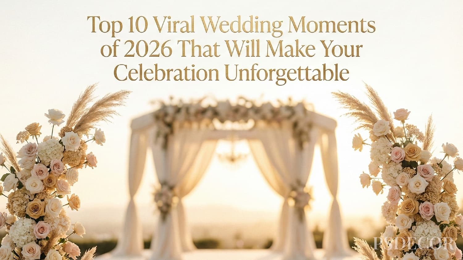 Top 10 Viral Wedding Moments of 2026 That Will Make Your Celebration Unforgettable - Wedding decoration by PS Decor in Delhi NCR, Jim Corbett, Jaipur, Rishikesh