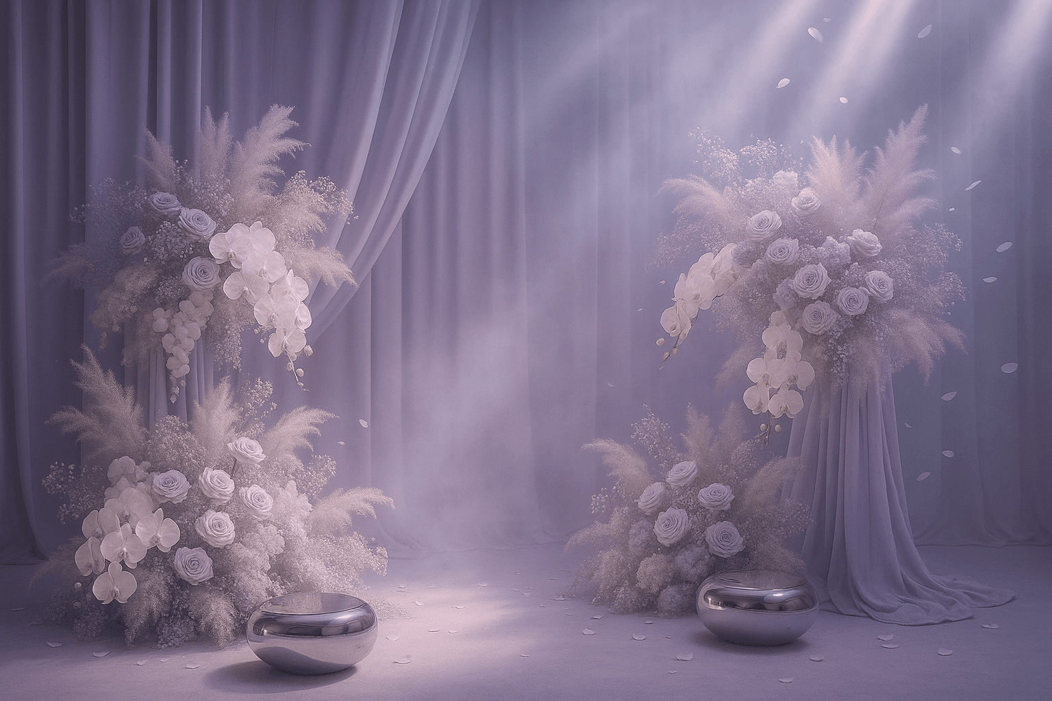 2026 Colour Palette Guide: Trending Wedding Colours You Must Try - 1. Lavender Smoke & Silver Lilac