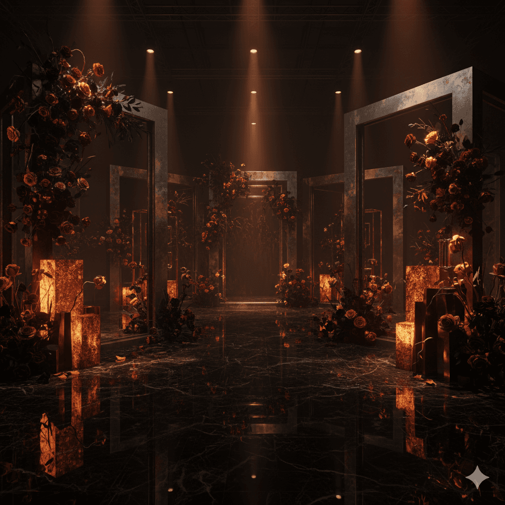 2026 Colour Palette Guide: Trending Wedding Colours You Must Try - 10. Blackened Bronze + Antique Copper