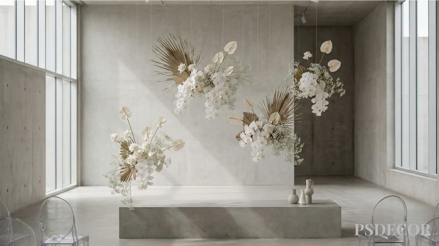 Most Loved Minimalist Wedding Decor Ideas for 2026 Couples - 3. Floral Installations That Float, Not Overwhelm