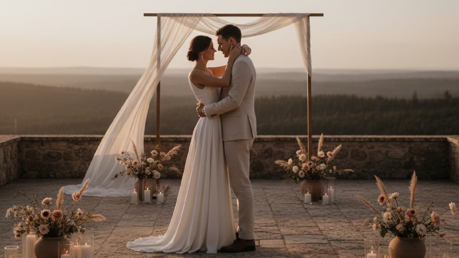 Most Loved Minimalist Wedding Decor Ideas for 2026 Couples - 8. One Statement Piece Instead of Many Elements