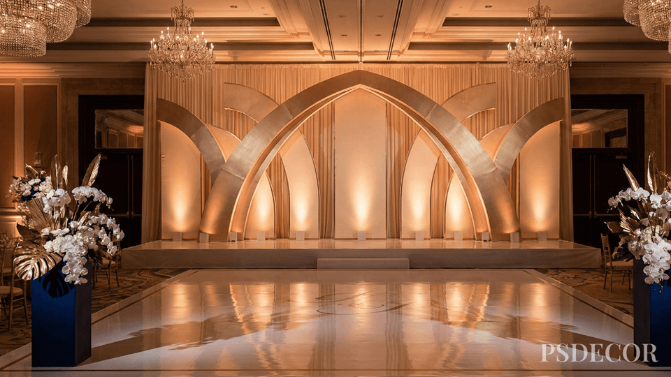 Pre-Wedding Functions Decor Guide 2026: Haldi, Mehendi, Sangeet & More - Sangeet Décor Concepts 2026: Cinematic, Immersive, High-Impact