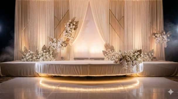 2026 Wedding Stage Designs That Are Breaking the Internet - 5. Floating & Illusion Stages