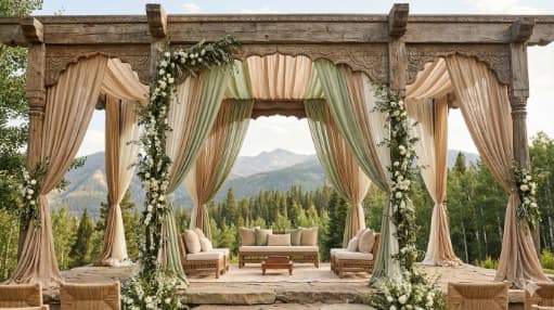 2026 Wedding Stage Designs That Are Breaking the Internet - 7. Nature-Integrated Stages