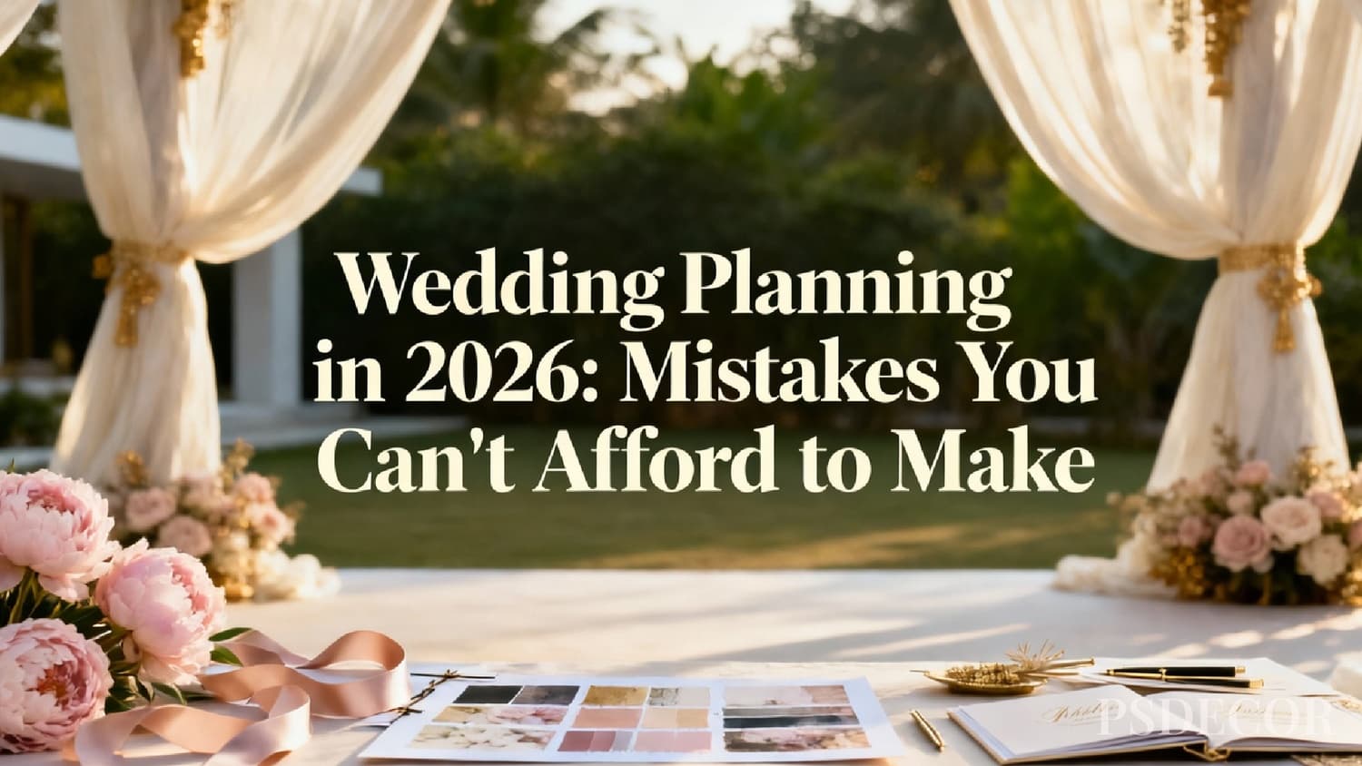 Top 10 Wedding Planning Mistakes to Avoid in 2026