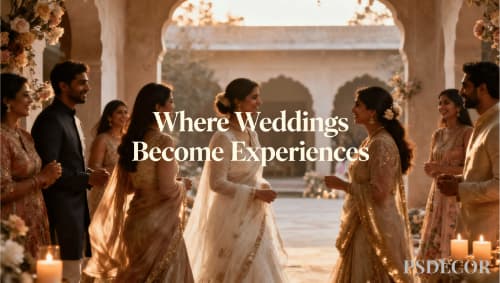 The Rise of Experience-First Weddings: A New Era of Celebrations - Wedding decoration by PS Decor in India