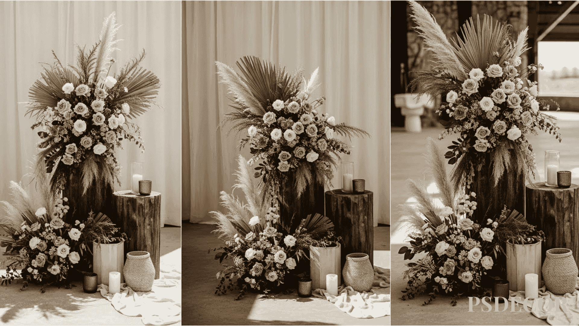 Indian Wedding Décor Trends 2026: What's In, What's Evolving - 2. Nature-Inspired Palettes & Organic Materials