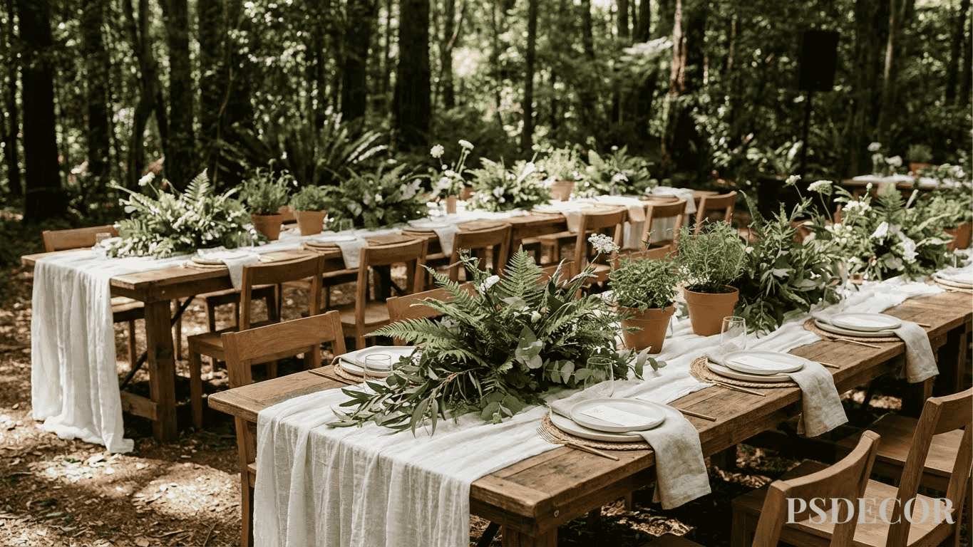 Wedding Color Trends 2026: Elegant Palettes Defining Modern Celebrations - 5. Botanical Greens with Linen Whites