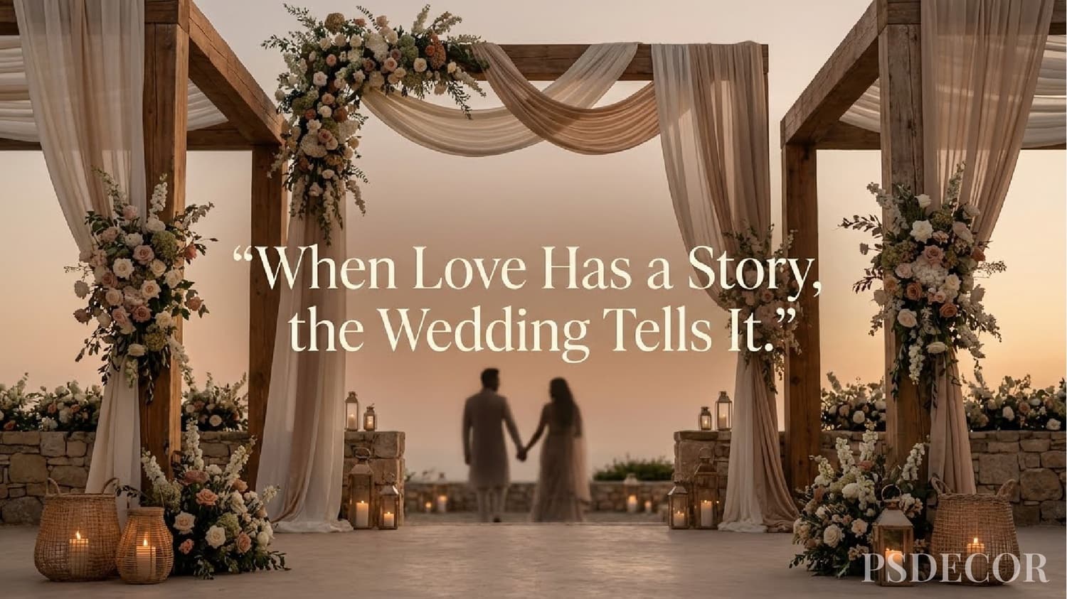 Why Today's Couples Are Designing Weddings Around Their Story - Wedding decoration by PS Decor in India