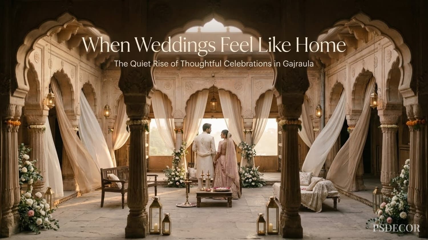 When Weddings Feel Like Home: The Quiet Rise of Thoughtful Celebrations in Gajraula - Wedding decoration by PS Decor in Gajraula, India