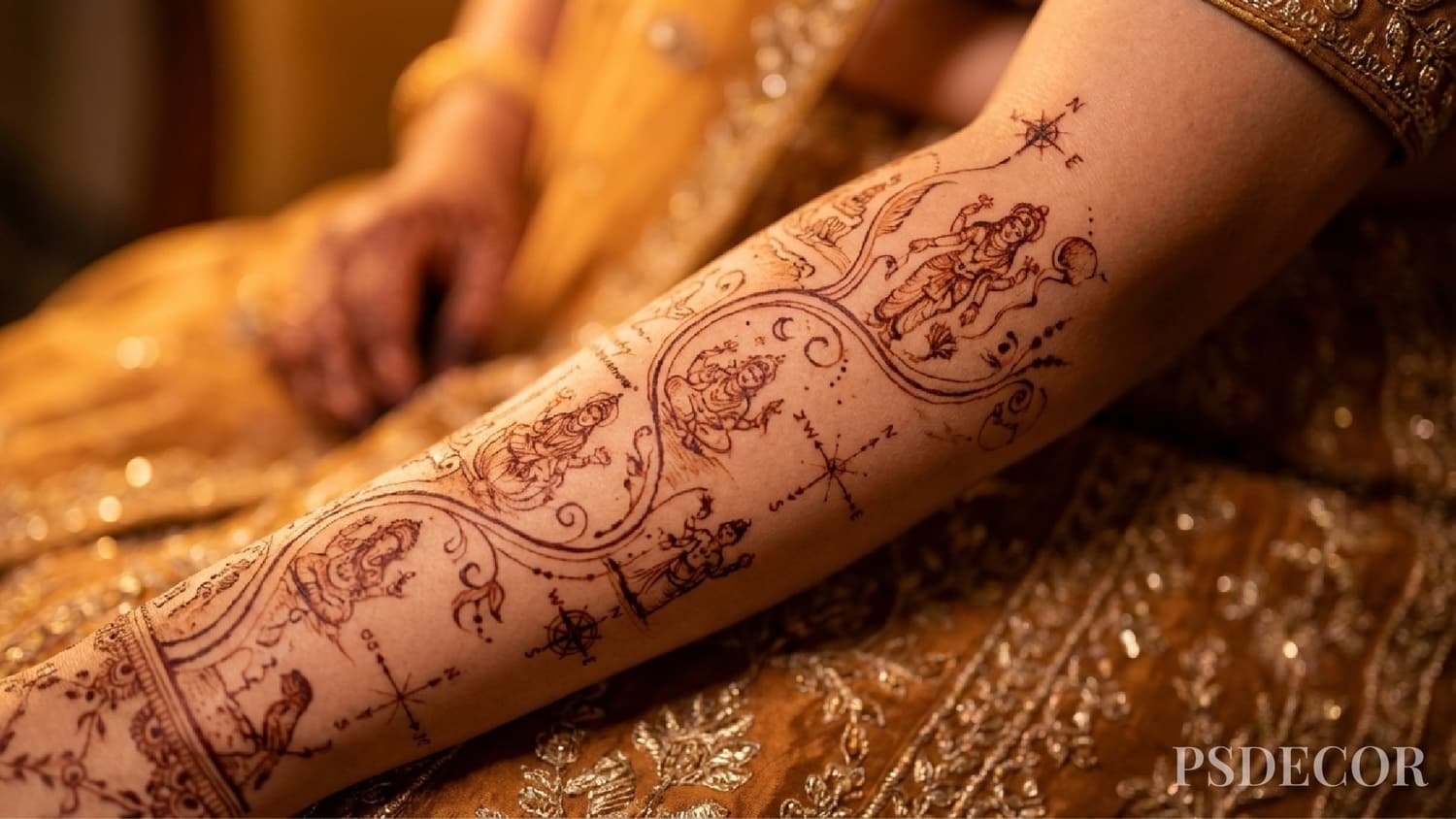 Mehendi That Reads Like a Diary: From Decorative Motifs to Personal Symbolism - Illustrated Love Timelines Hidden in Mehendi