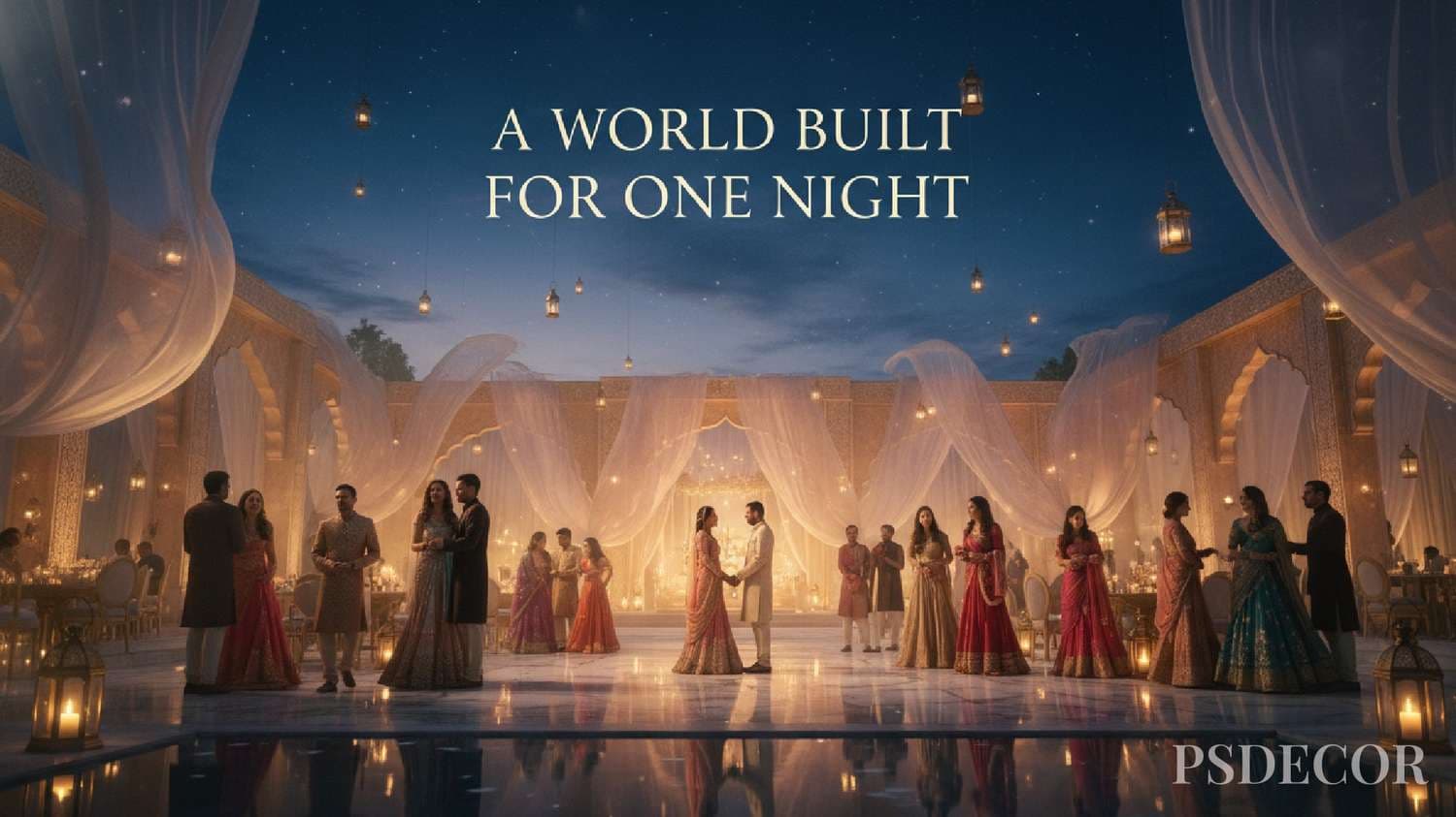 Why the Most Memorable Weddings Feel Like Universes - Wedding decoration by PS Decor in India