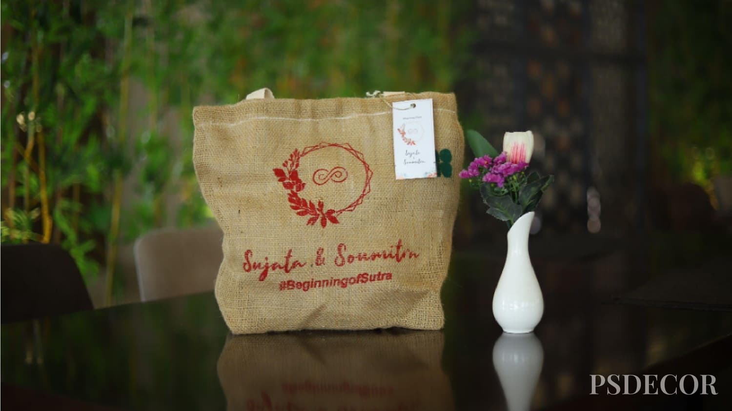 Wedding Stationery: Curated with Intention by PS Decor - Carry Bags with Logo