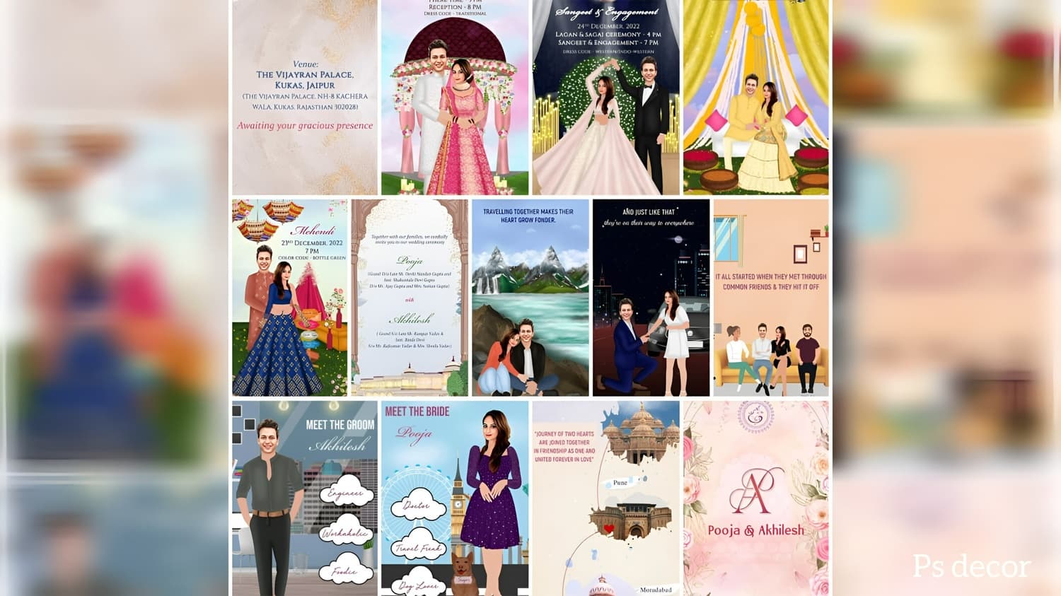 Wedding Stationery: Curated with Intention by PS Decor - Storyline Invitations