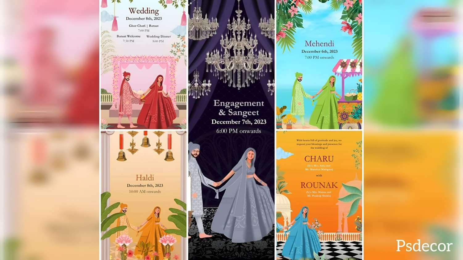 Wedding Stationery: Curated with Intention by PS Decor - E-Card Invitations