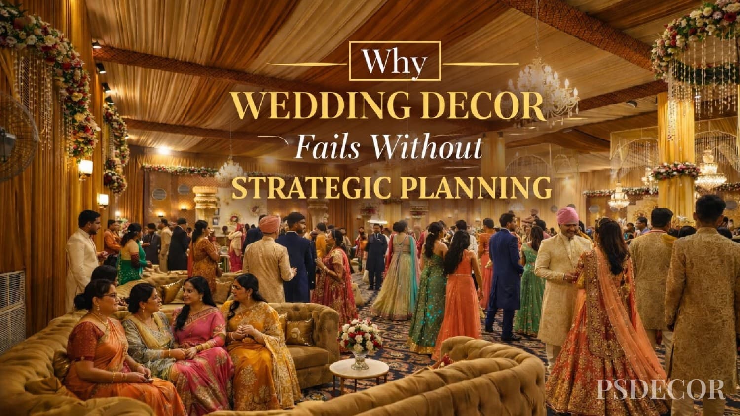 Why Wedding Decor Fails Without Strategic Planning