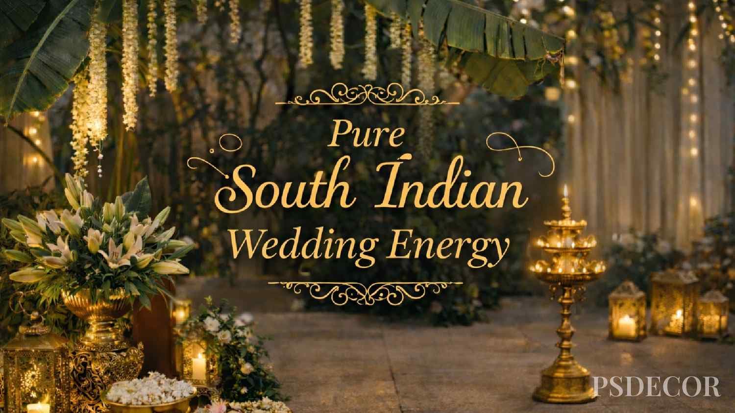 Pure South Indian Wedding Energy: Traditional Decor That Still Looks Modern