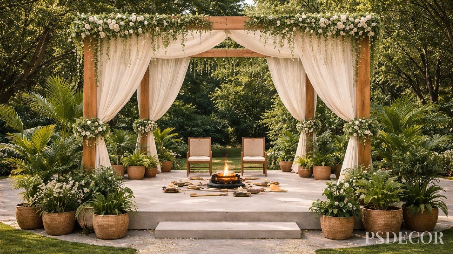 Modern Mandap, Main Character Energy: Minimal, Regal & Photogenic Trends NRIs Are Loving in India - Trend #5 — Sustainable Mandaps (Eco-Luxe Is the New Flex)