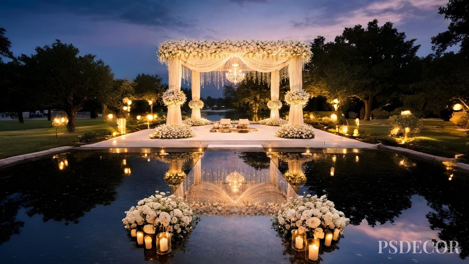 Modern Mandap, Main Character Energy: Minimal, Regal & Photogenic Trends NRIs Are Loving in India - Trend #4 — Mirror, Acrylic & Glass Mandaps (Ultra-Photogenic, Ultra-Modern)