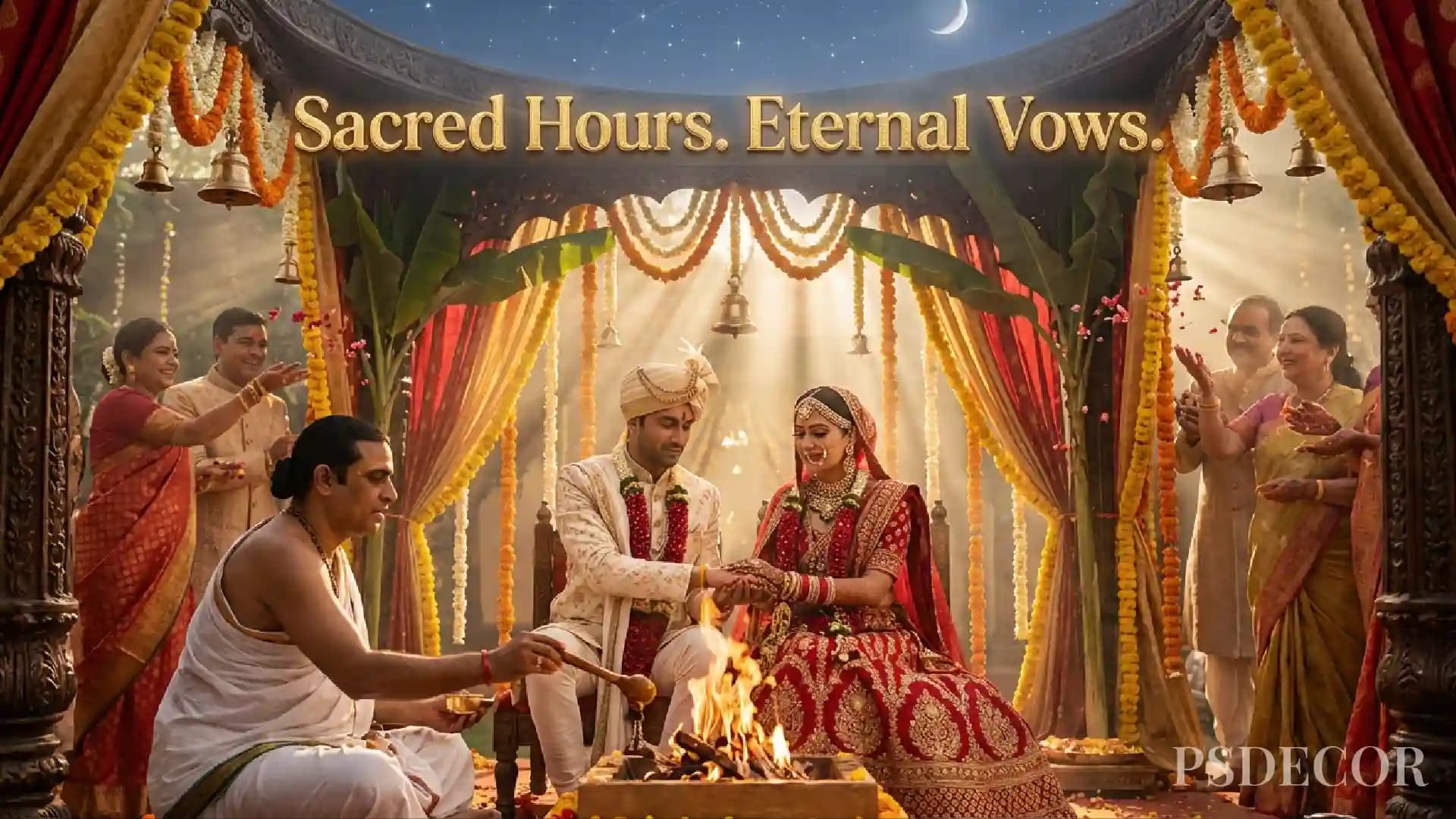 Shubh Vivah Muhurat 2026–27: Auspicious Wedding Dates According to Sanatan Jyotish & Panchang - Wedding decoration by PS Decor in India