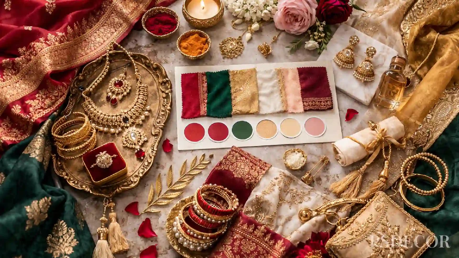 Draped in Dynasty: The Art, Legacy & Modern Reinvention of Marwari Wedding Bride & Groom Styling - The Marwari Bride: Regal Femininity in Motion