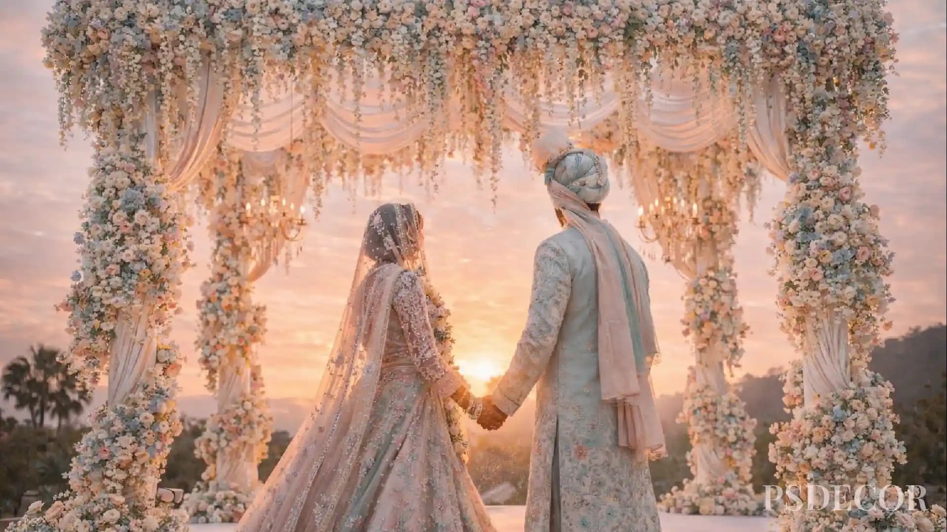 Draped in Dynasty: The Art, Legacy & Modern Reinvention of Marwari Wedding Bride & Groom Styling - When Styling Meets Spatial Design: The PS Décor Perspective