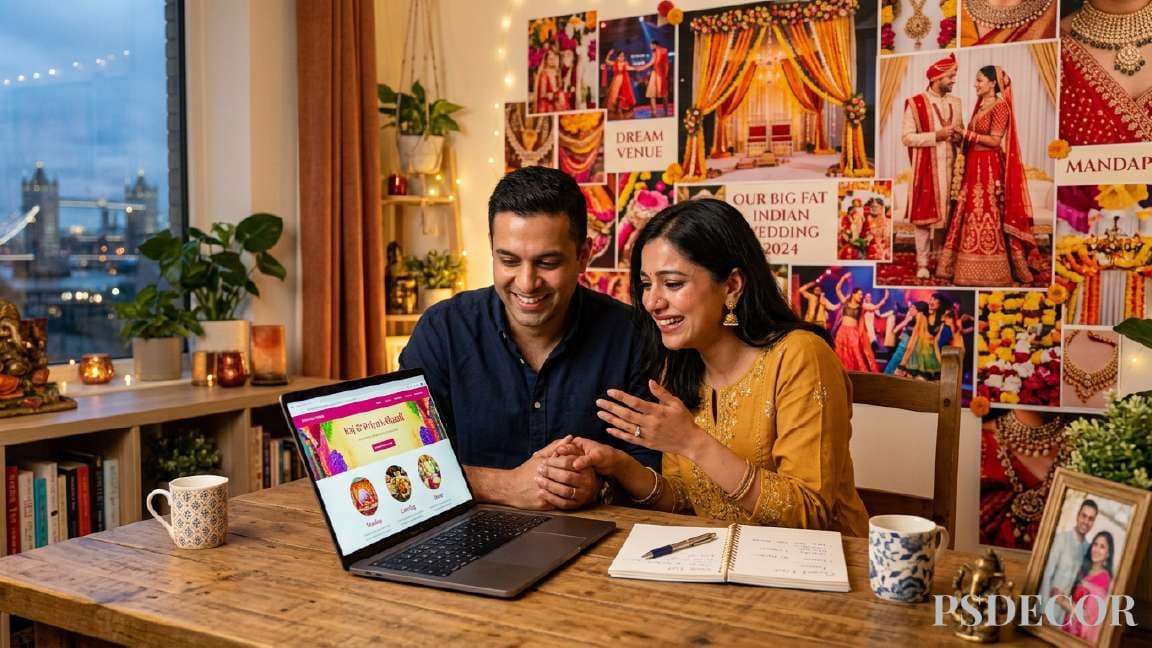 How PS Decor Helps NRIs Plan a Wedding in India Without Visiting