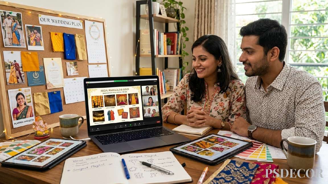 How PS Decor Helps NRIs Plan a Wedding in India Without Visiting - The PS Decor Approach: Planning Without Presence