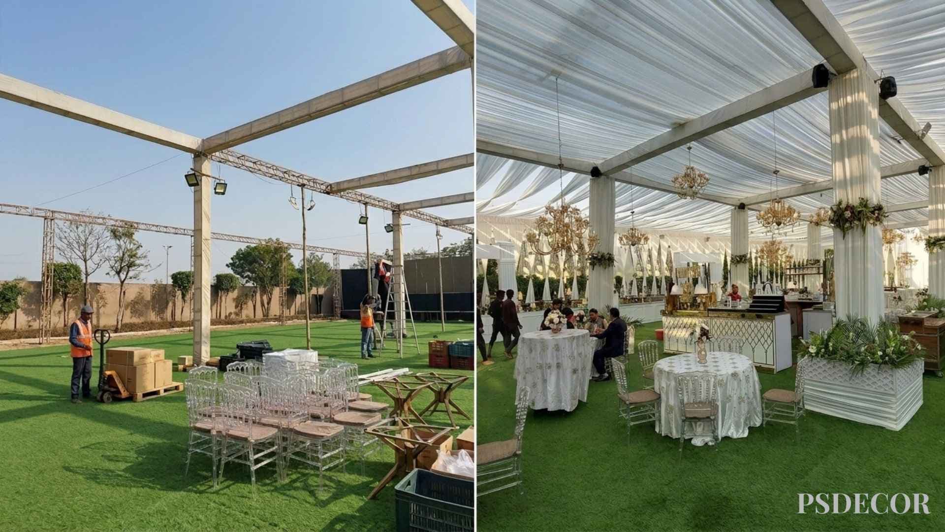 NRI Wedding Logistics Made Easy with PS Décor - A Real Story: From Chaos to Celebration