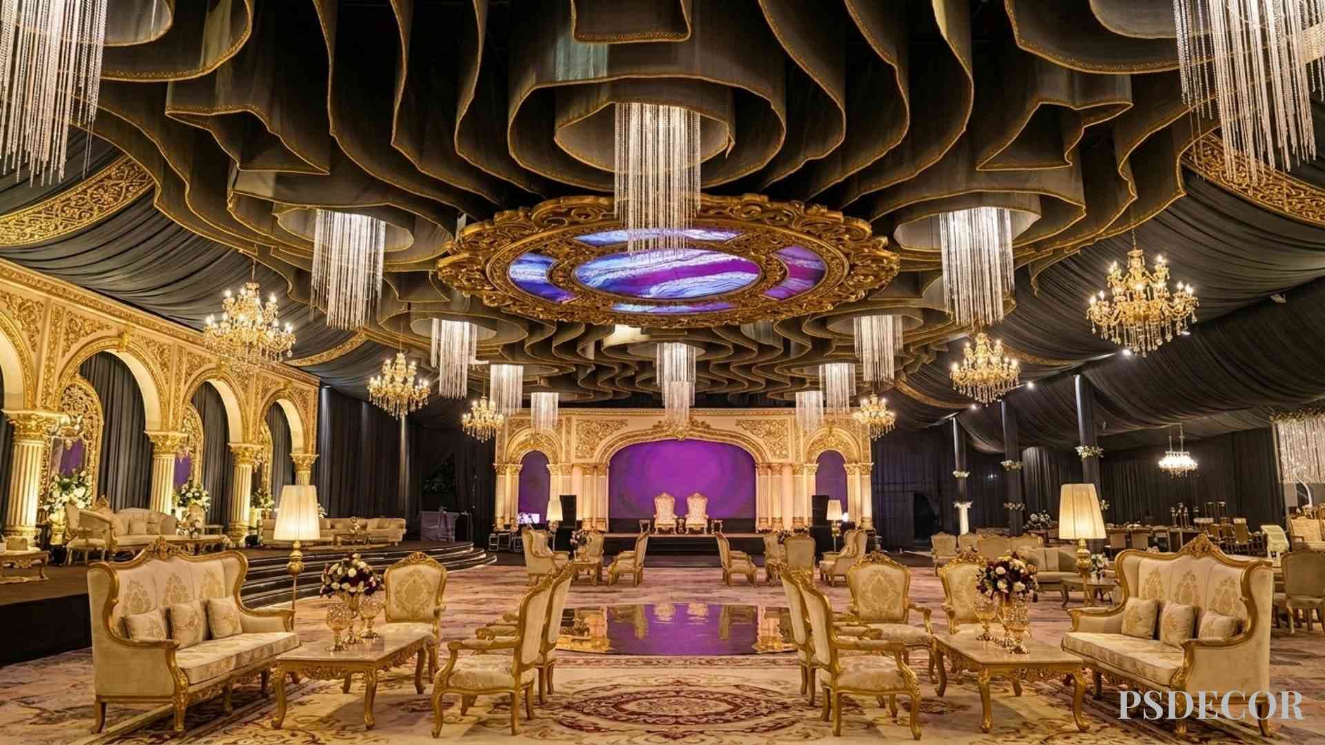 PS Decor Reveals: Most Popular Indian Wedding Themes for NRI Clients - Royal Palace Wedding: A Timeless Affair of Grandeur
