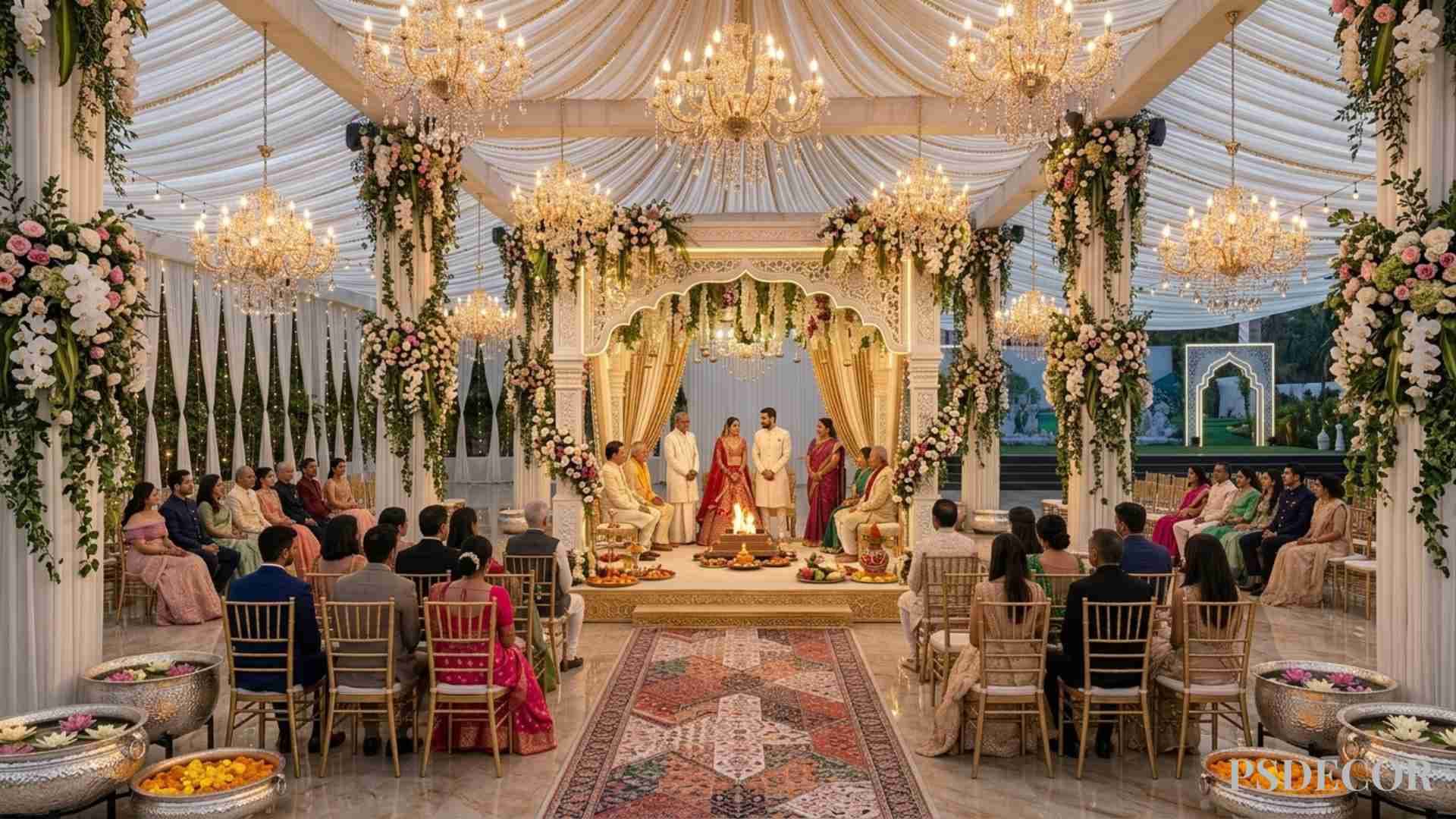 PS Decor Reveals: Most Popular Indian Wedding Themes for NRI Clients - Wedding decoration by PS Decor in India