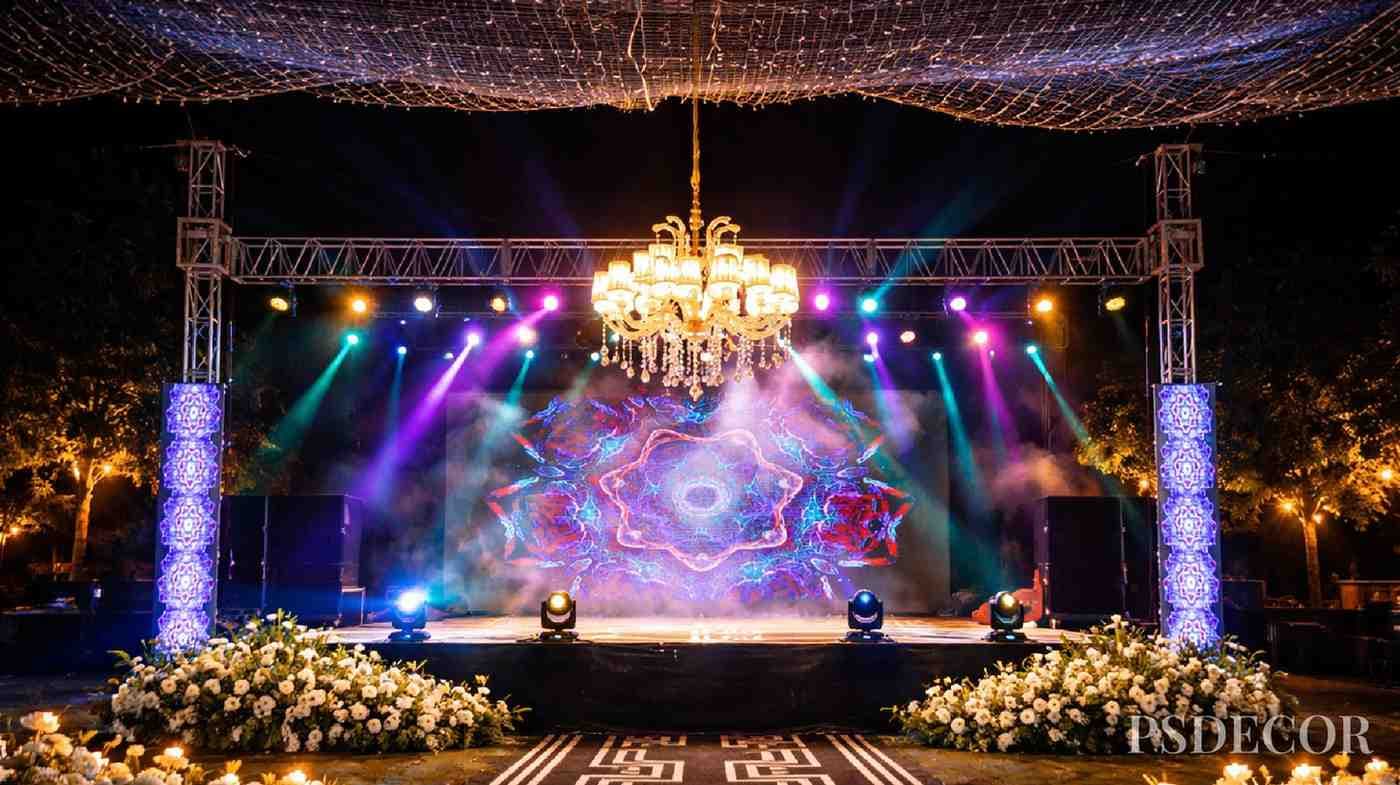 The Maharashtrian Wedding Aesthetic Is Underrated, PS Decor Makes It Iconic - Sangeet Décor