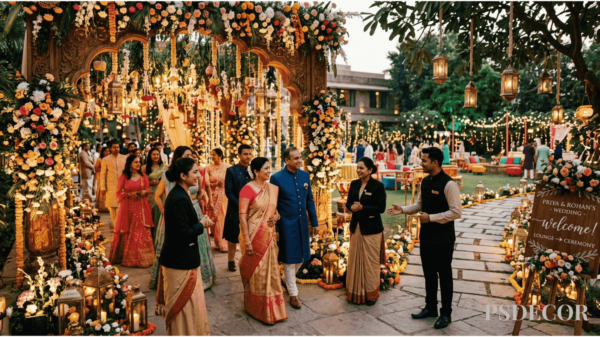 PS Decor: Trusted Wedding Event Management Service for Luxury Weddings - Trends in Luxury Wedding Event Management