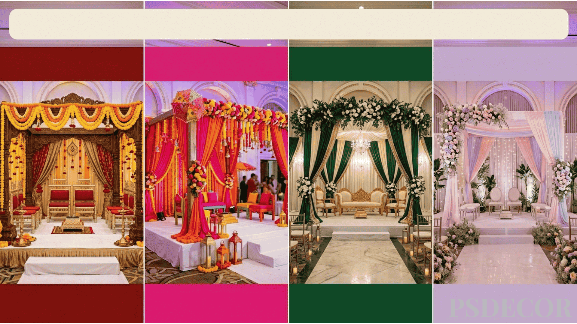 The Psychology of Wedding Decoration: Why Ambience Matters - Colour Psychology: Painting Emotions Without Words