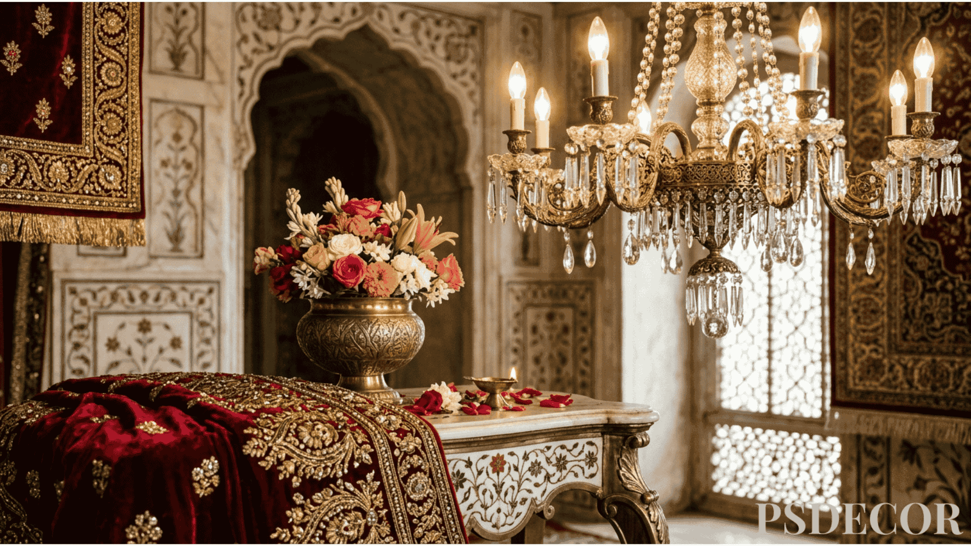 Crafting Mughal-Inspired Wedding Décor for a Truly Regal Celebration - Signature Elements of Mughal-Inspired Wedding Décor