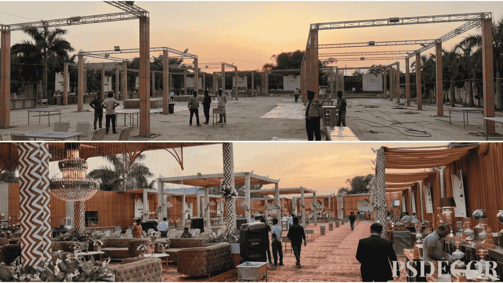 Crafting Mughal-Inspired Wedding Décor for a Truly Regal Celebration - Venue Transformation: Turning Spaces into Palaces