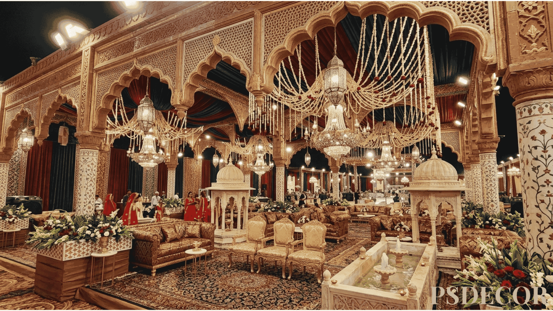 Crafting Mughal-Inspired Wedding Décor for a Truly Regal Celebration - Wedding decoration by PS Decor in India