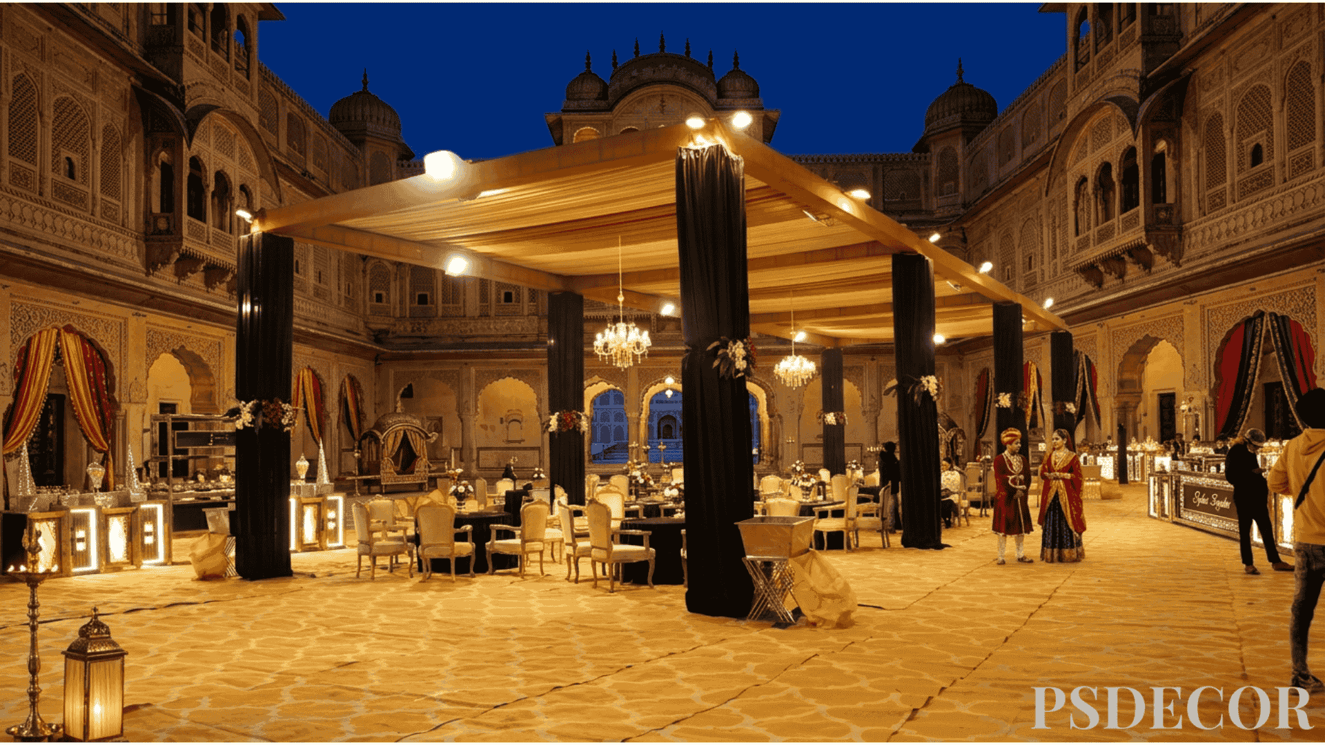 Jaipur Destination Wedding Venues That Feel Straight Out of Royalty - Wedding decoration by PS Decor in Jaipur, India
