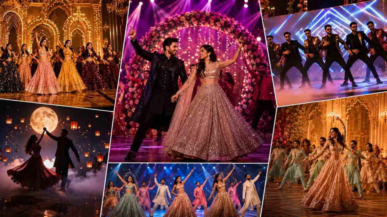 Sangeet Choreography Ideas 2026: Trending Songs & Performance Themes - Wedding decoration by PS Decor in India