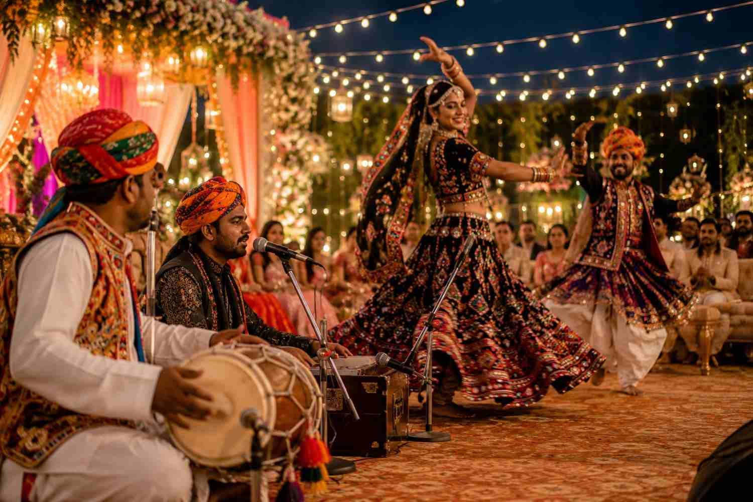 Folk & Regional Performers: Adding Cultural Entertainment to Weddings - Wedding decoration by PS Decor in India