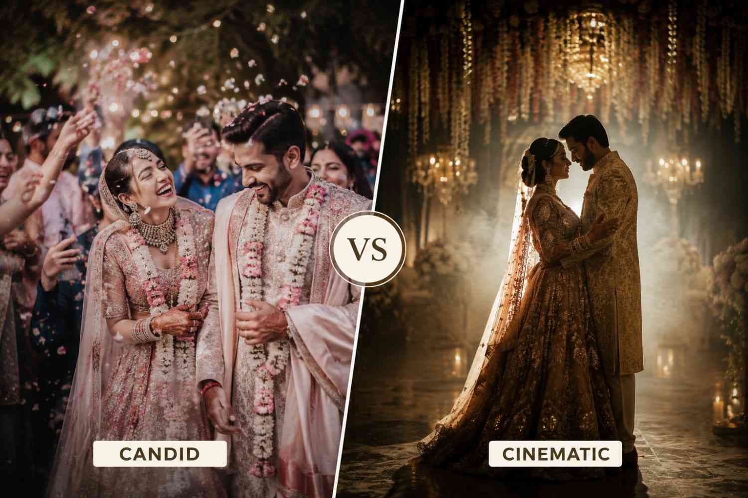 Candid vs Cinematic Wedding Films: Which Style Fits Your Story? - Wedding decoration by PS Decor in India